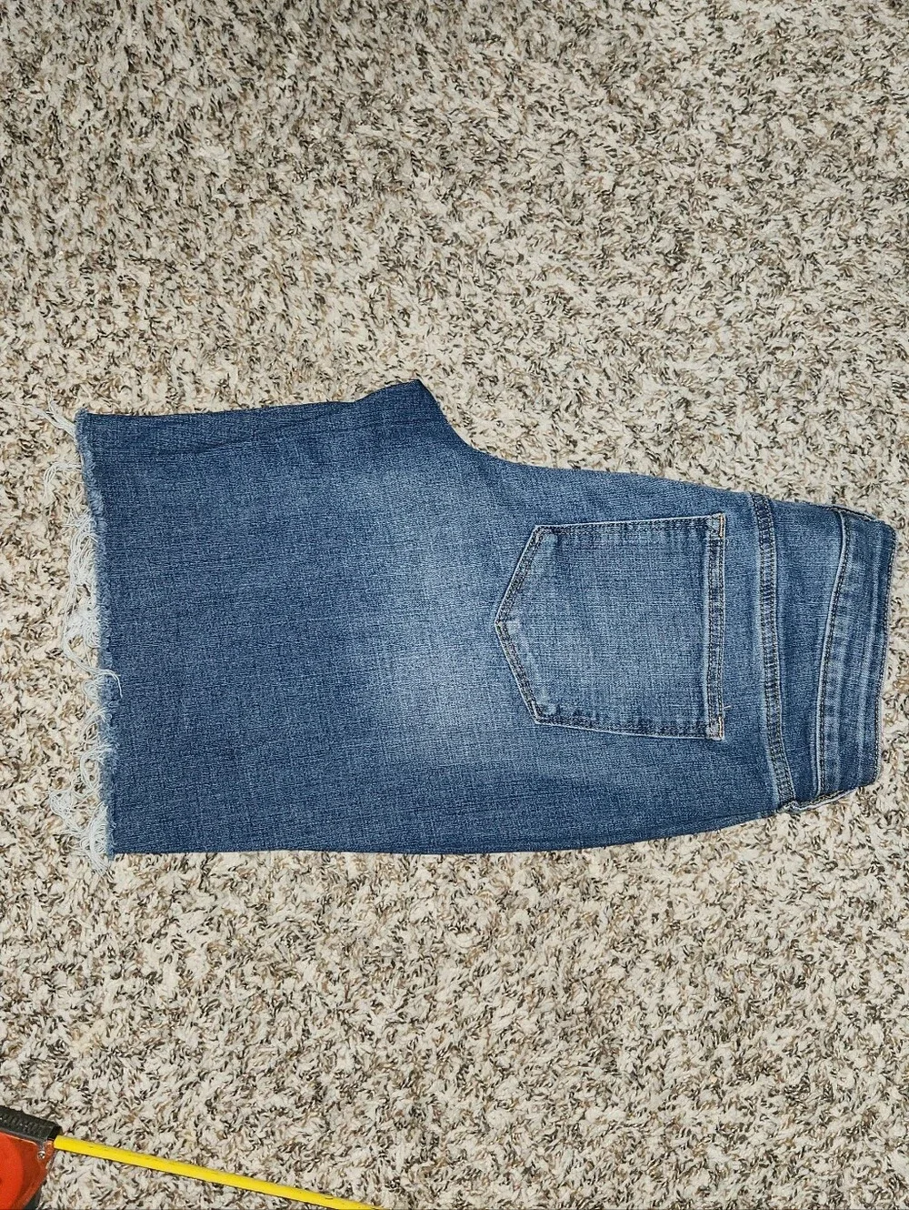 Sonoma Women’s Denim Bermuda Shorts – Size 8 – Frayed Hem